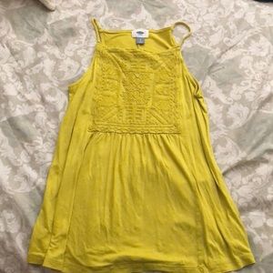 Chartreuse tank top